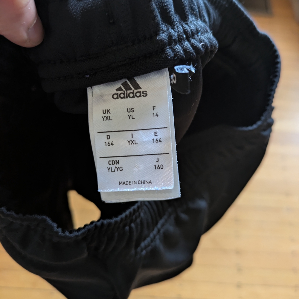 Adidas Black Athletic Pants